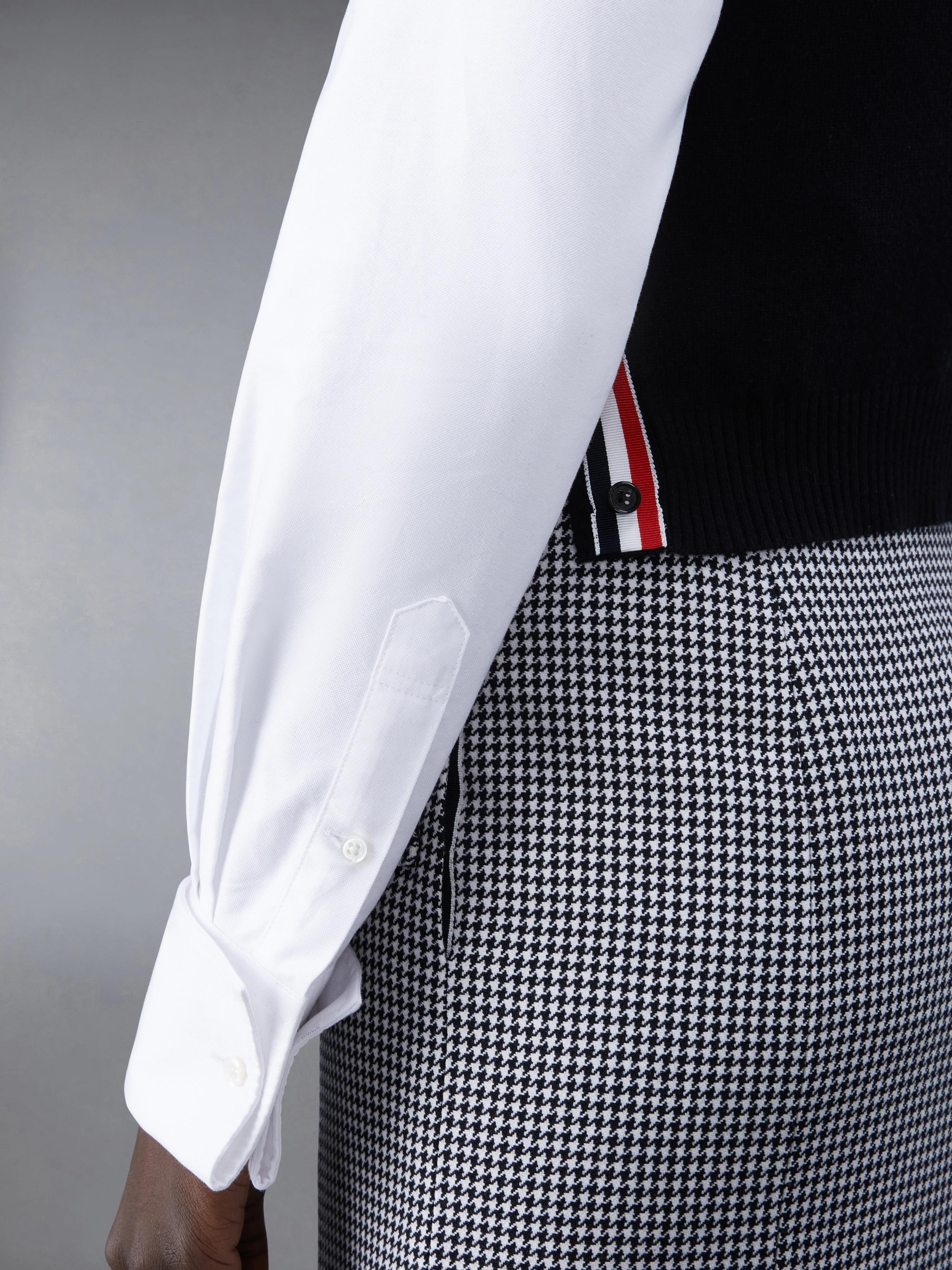 Cashmere Cropped Crew Neck Shell Top - Image 6