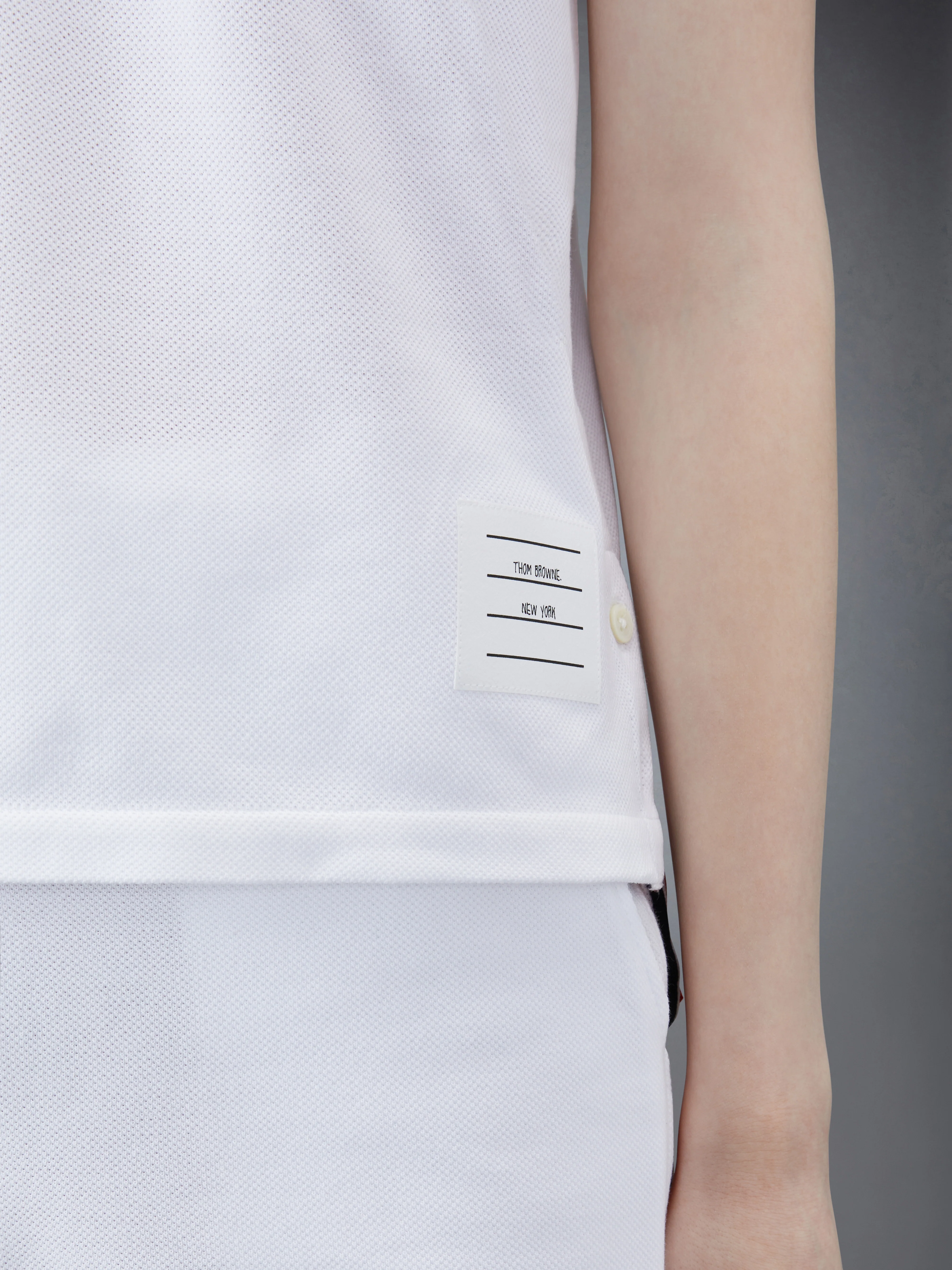 CLASSIC PIQUE RELAXED FIT CENTER BACK STRIPE POLO - Image 5