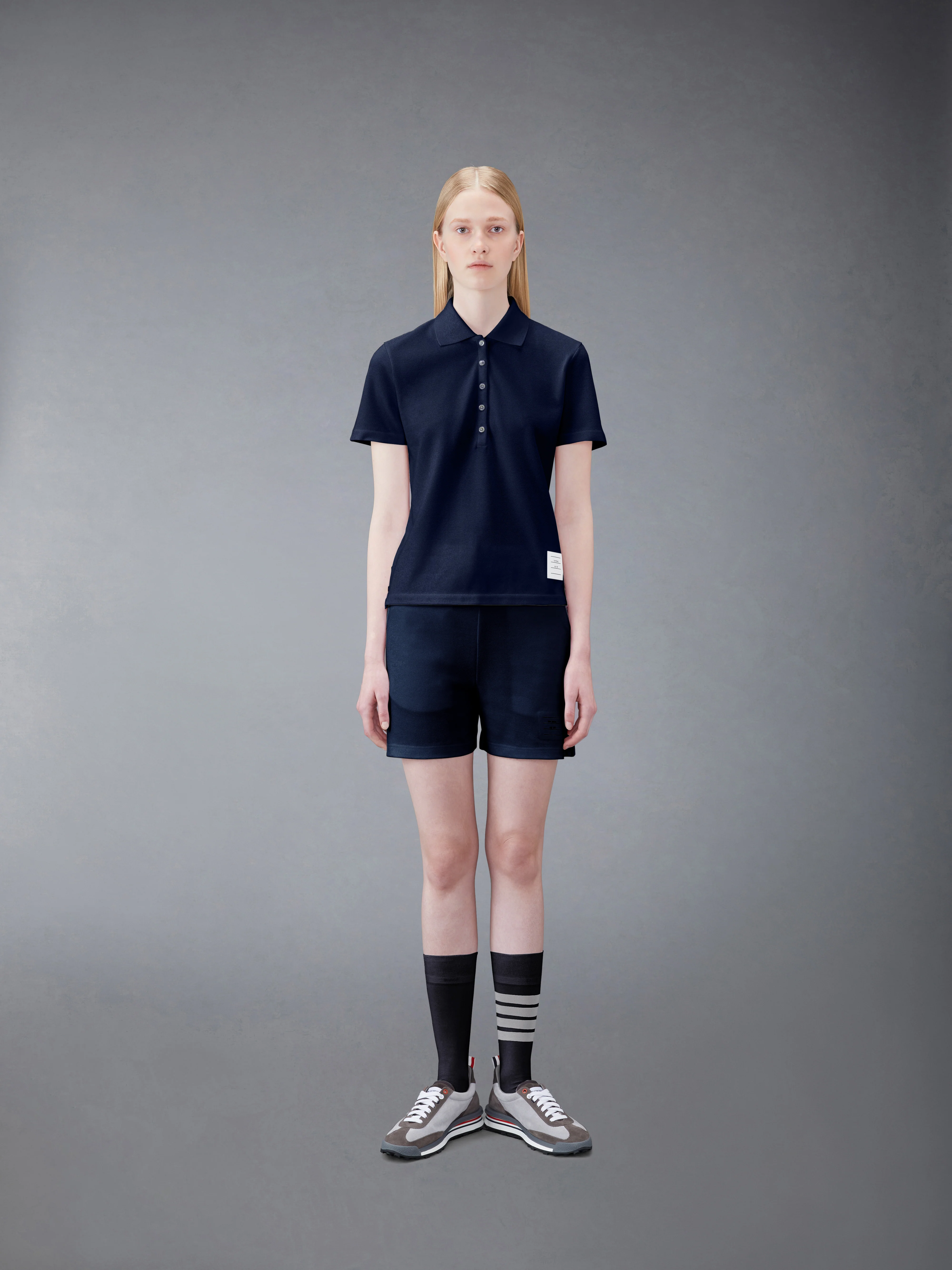 CLASSIC PIQUE RELAXED FIT CENTER BACK STRIPE POLO - Image 3