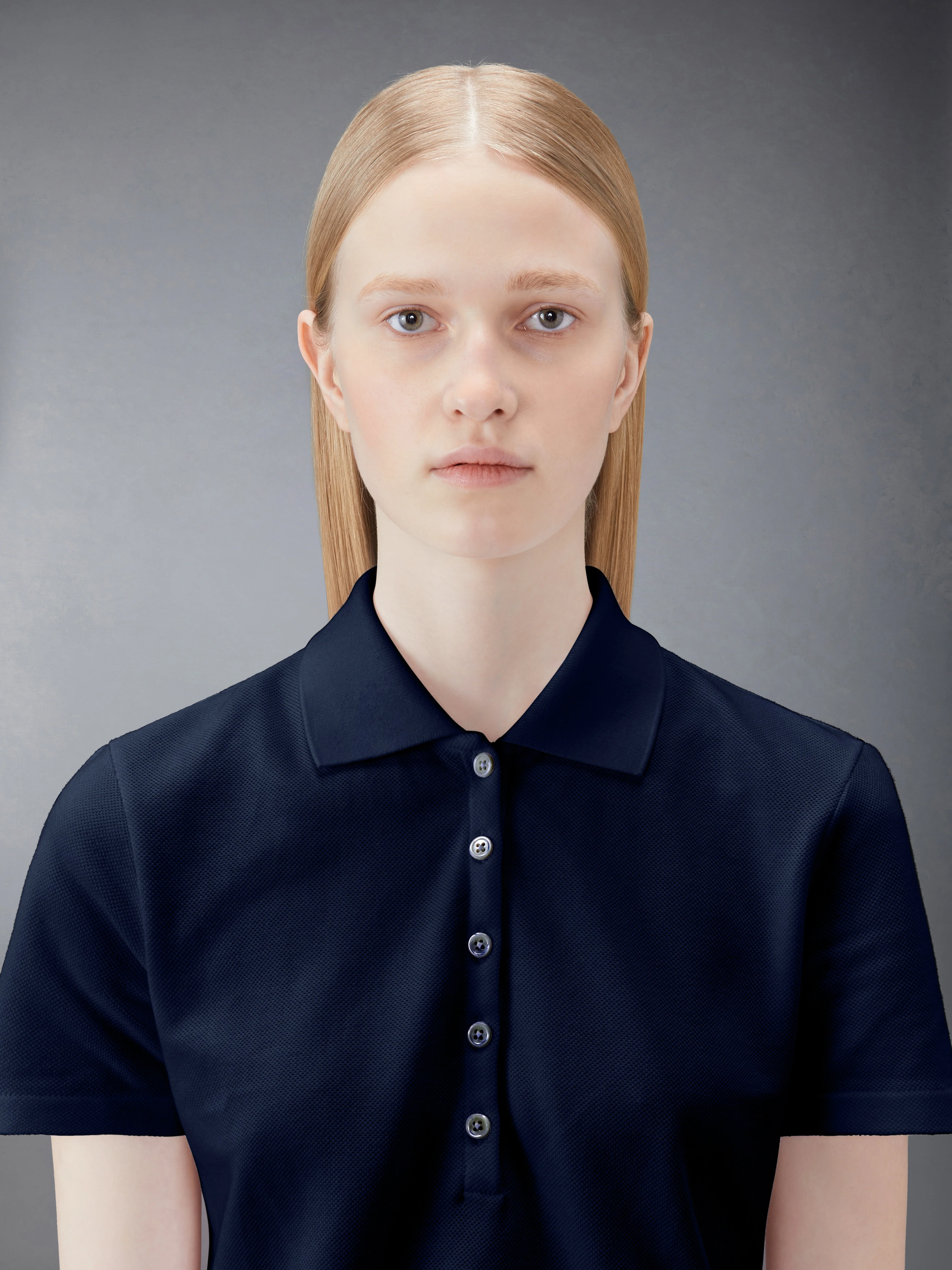 CLASSIC PIQUE RELAXED FIT CENTER BACK STRIPE POLO - Image 4