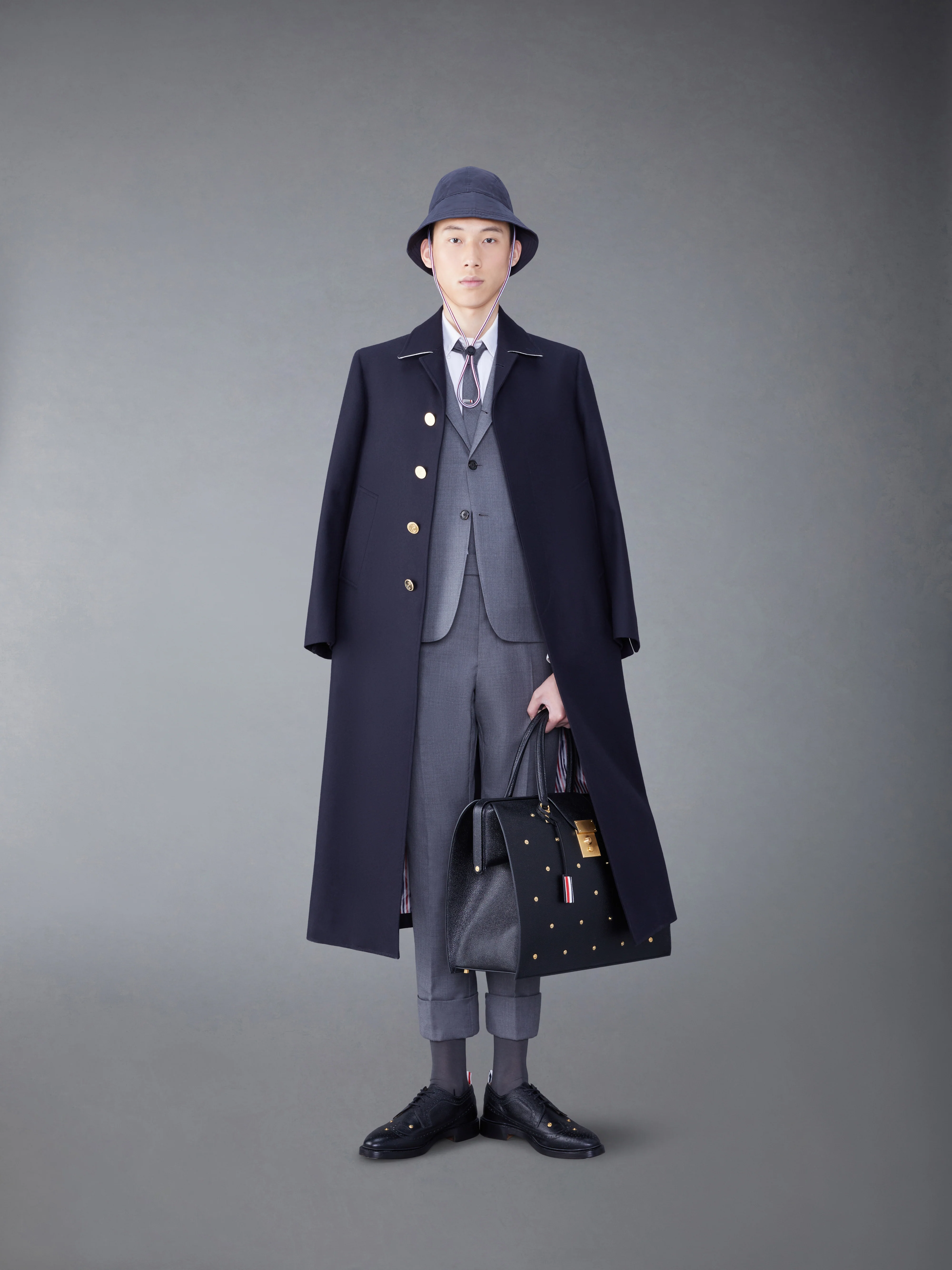 MELTON BUTTON BAL COLLAR COAT - Image 3