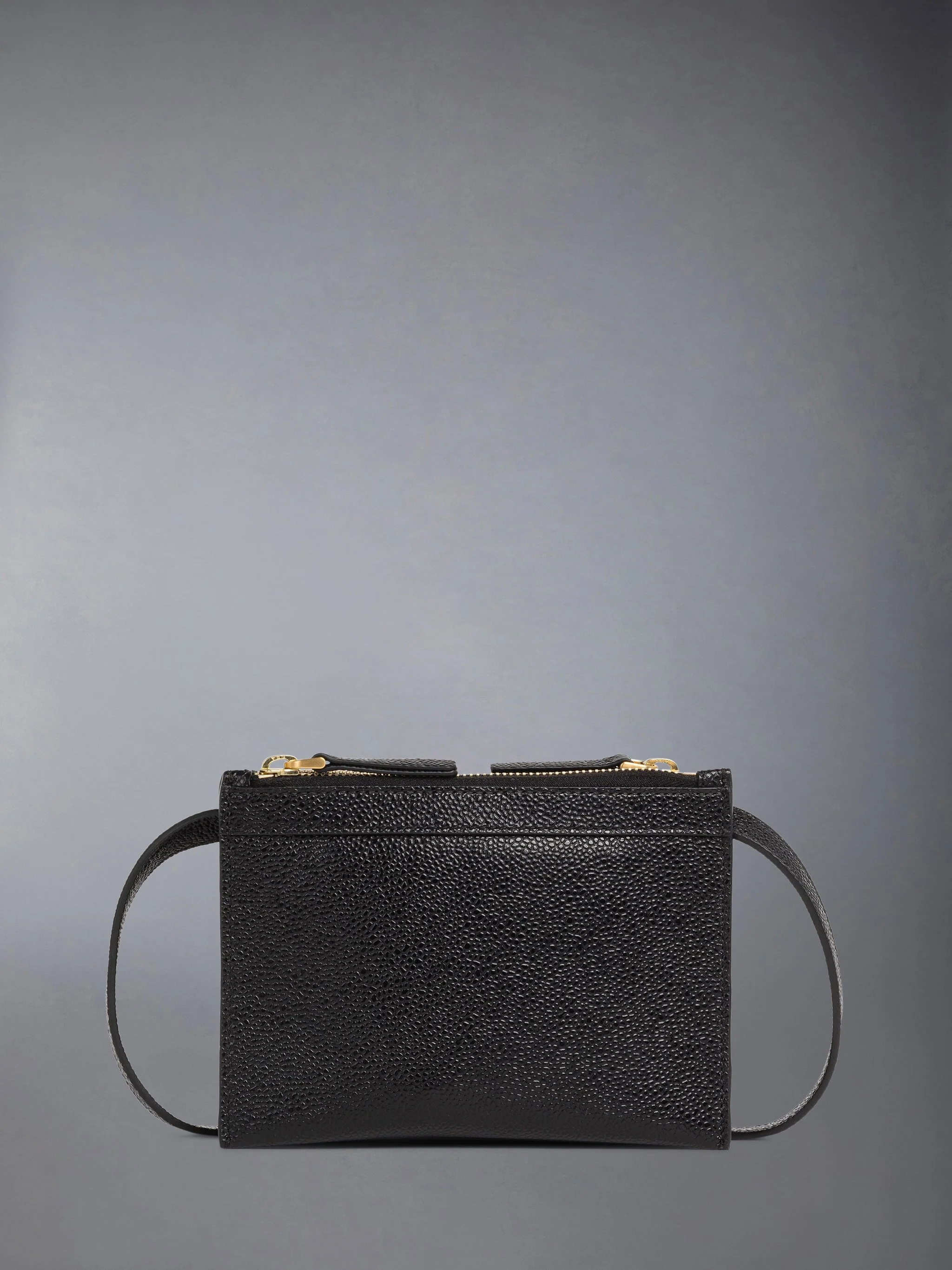 PEBBLE GRAIN MINI DOUBLE DOCUMENT HOLDER CROSSBODY - Image 3