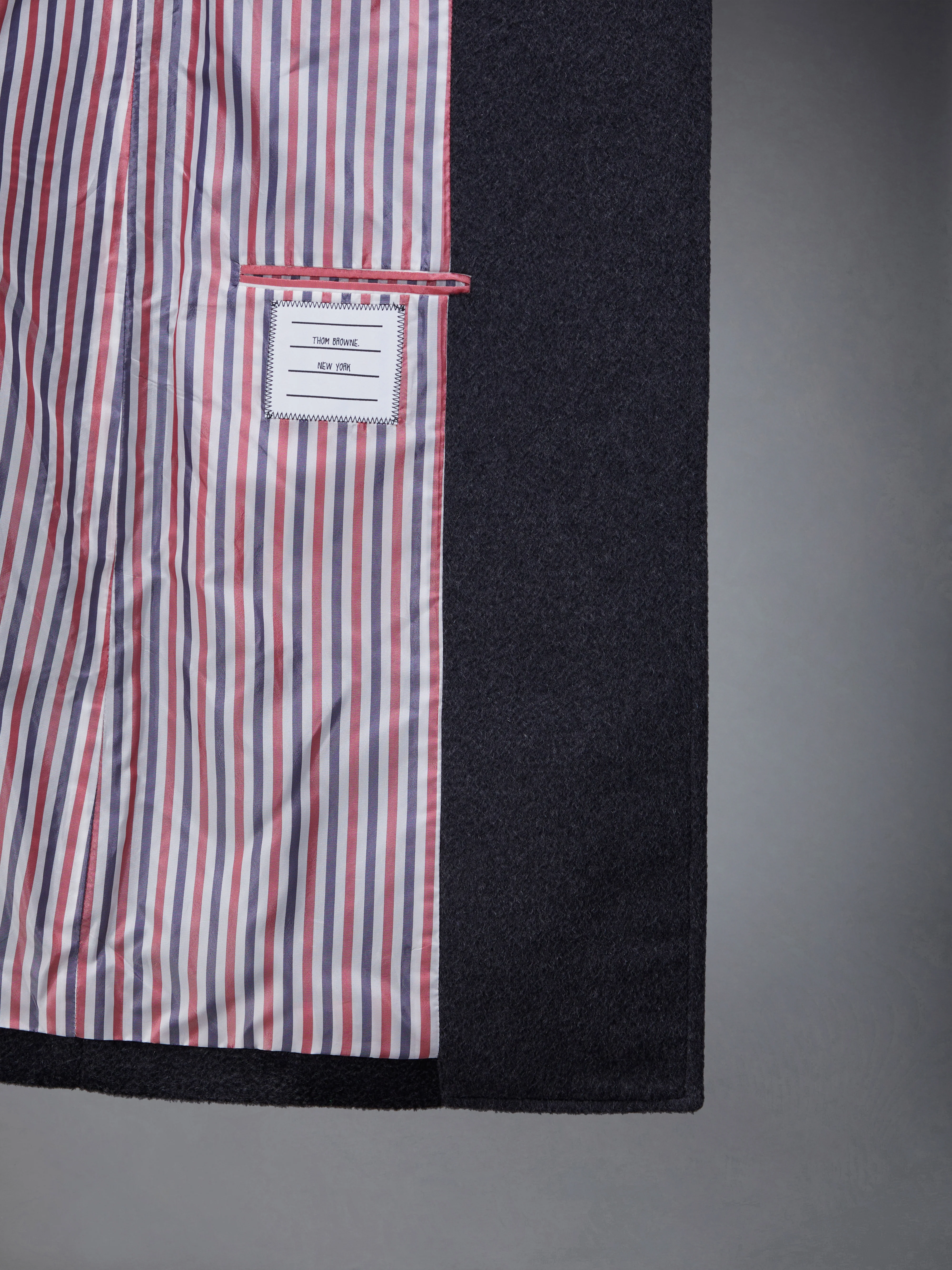 ZIBELINE MELANGE CASHMERE CLASSIC BAL COLLAR OVERCOAT - Image 5